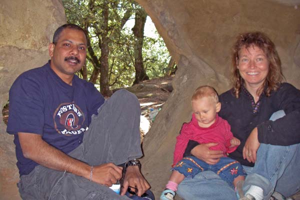 in the cave with Anant