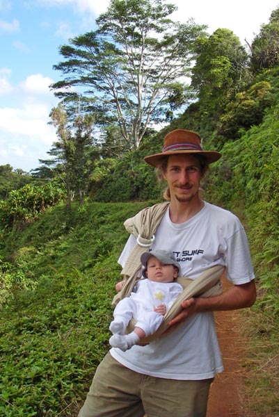 Andy and Leilani, 2/5/06 Kuilau Trail