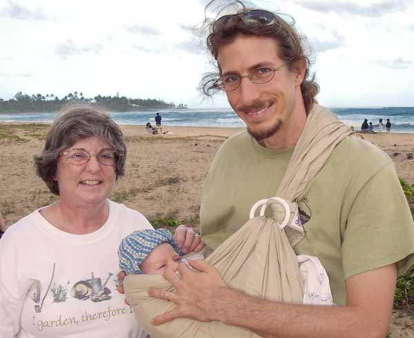 Walk at the Wailua Beach
