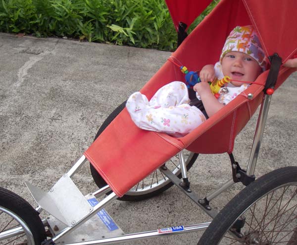 Leilani in Jogging Stroller