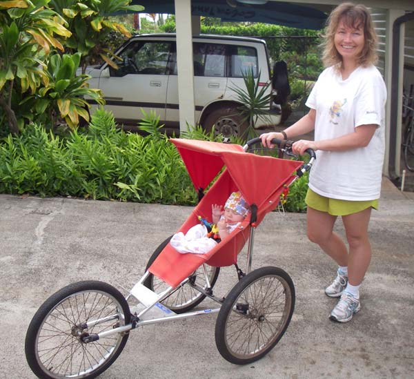 Sonja with Jogging Stroller
